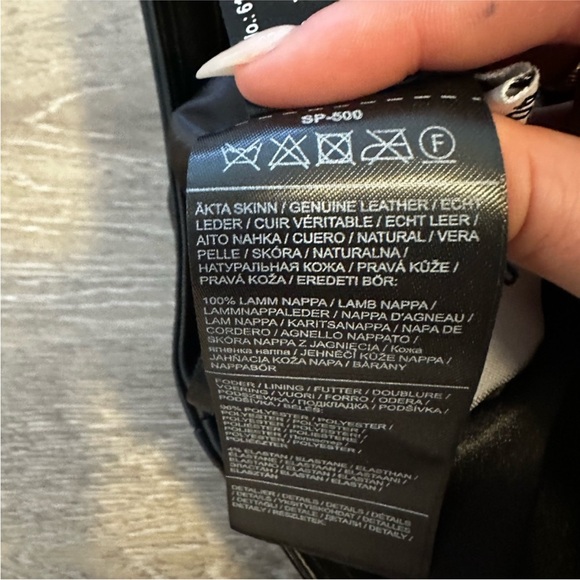 Stand Studio Gianni Leather Midi Skirt - Picture 6 of 6